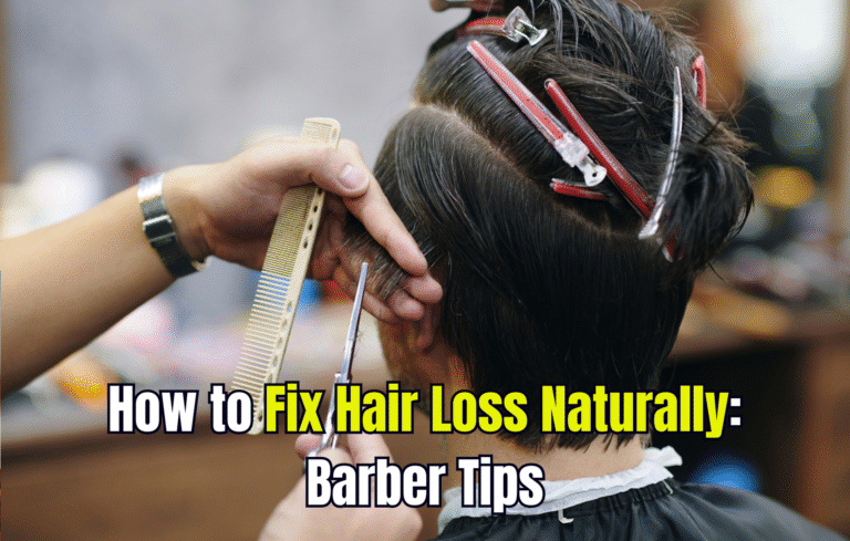 How to Fix Hair Loss Naturally: Barber Tips