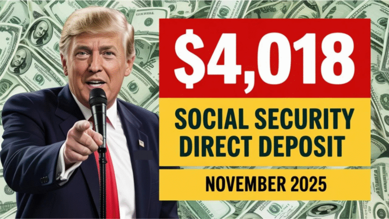 $4,018 Social Security Direct Deposit Nov 2025 – Verify Schedule & Qualification Now