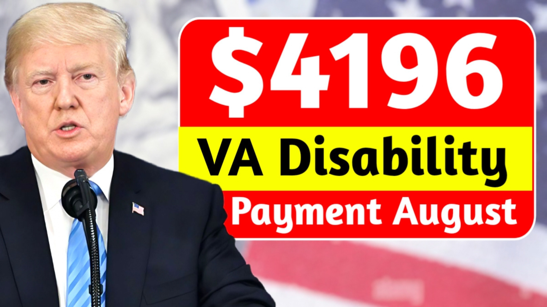 $4,196 VA Disability Payment August 2025 – Verify Eligibility & Complete Payout Dates