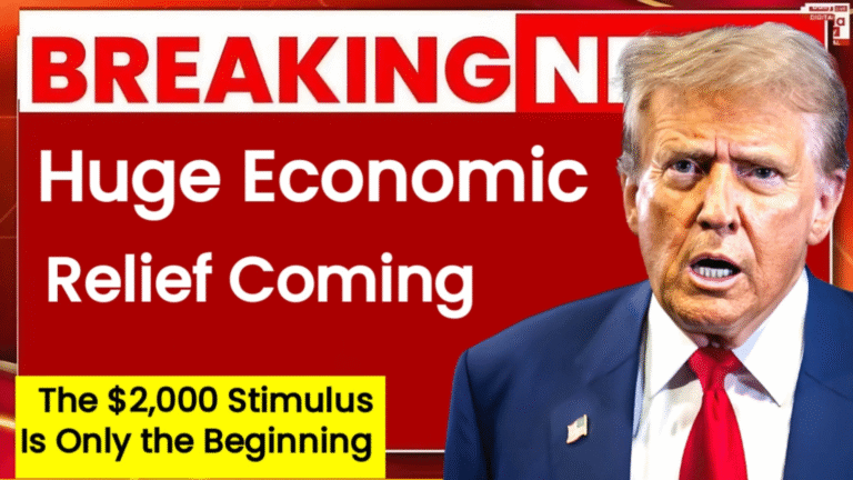 Big Economic Boost Coming: The $2,000 Stimulus Leads Off, 2025 Relief Plans Revealed