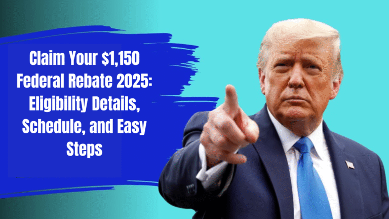 Claim Your $1,150 Federal Rebate 2025: Eligibility Details, Schedule, and Easy Steps