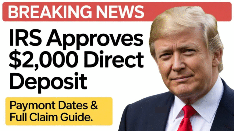 IRS Approves $2,000 November 2025 Deposit: Rules, Dates & How to Claim Yours
