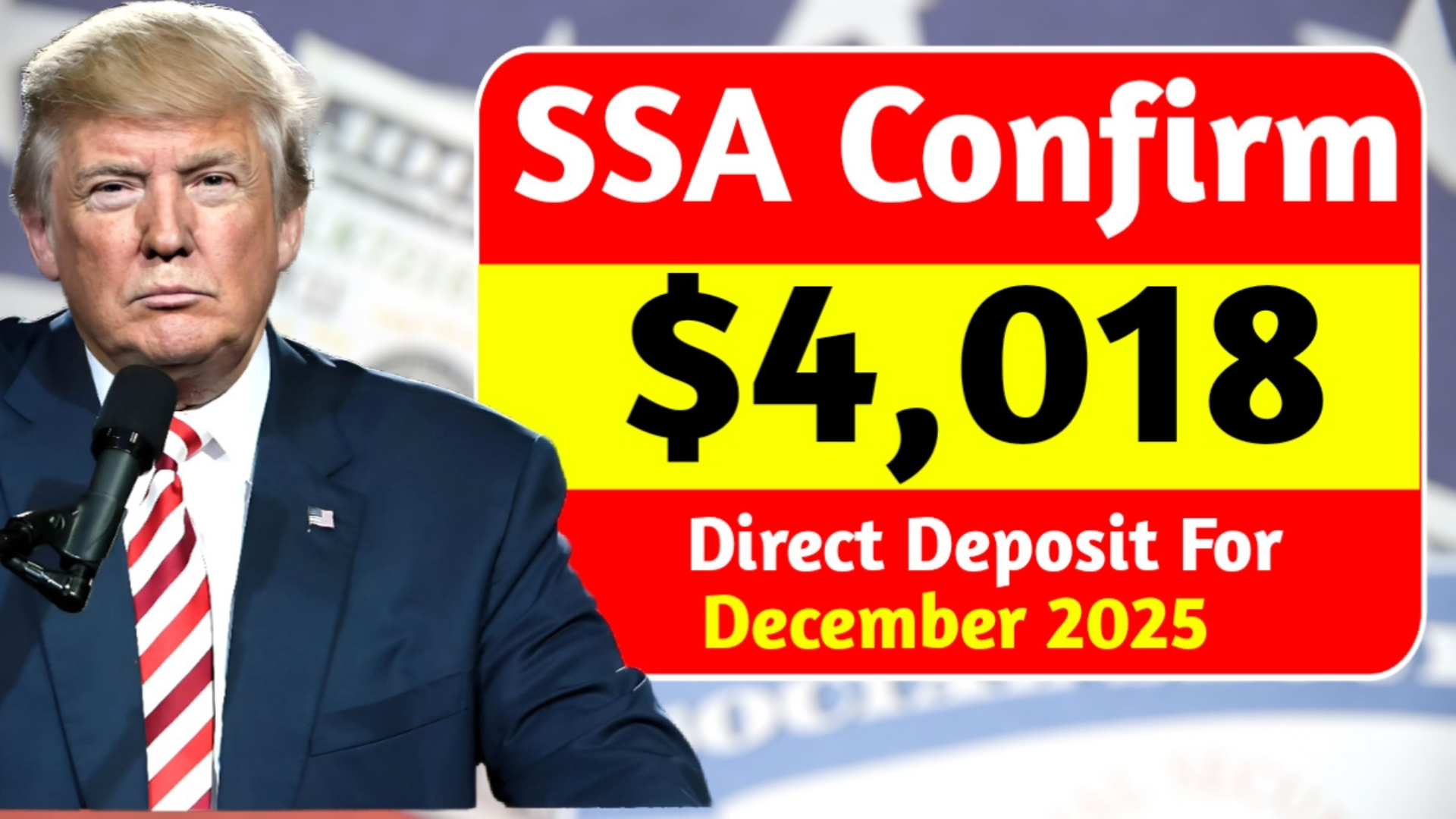 Massive Holiday Boost: SSA Confirms $4,018 Direct Deposit December 2025 – Payout Guide