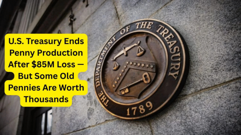 U.S. Treasury Halts Penny Production After $85M Loss — Rare Old Pennies Worth Thousands