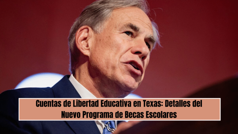 Cuentas de Libertad Educativa en Texas: Detalles del Nuevo Programa de Becas Escolares