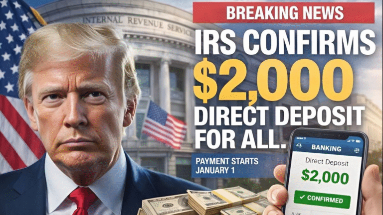 IRS Confirms $2,000 Direct Deposit for All — Starting January 1, 2026