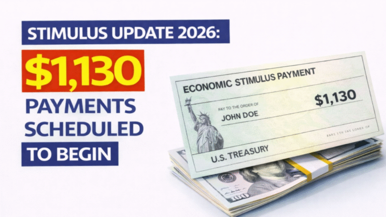 Stimulus Update 2026: $1,130 Payments Starting Soon – Eligibility & Timing Facts